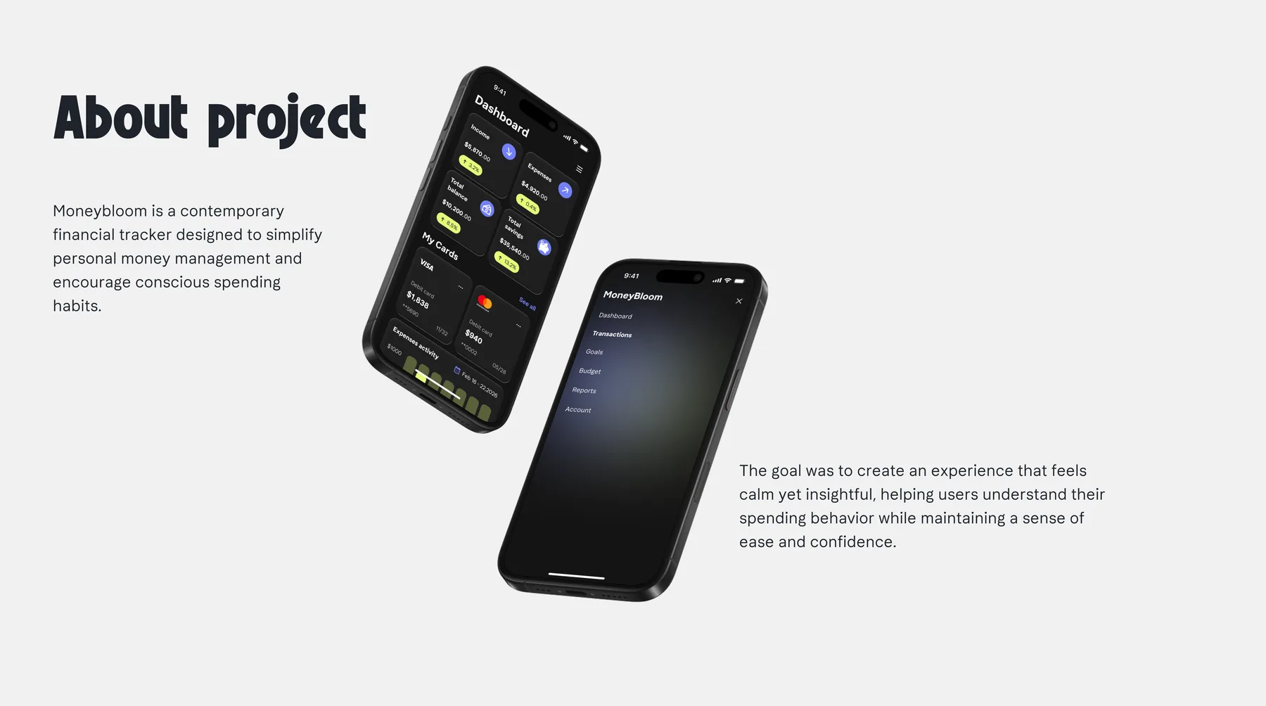 MoneyBloom about project board