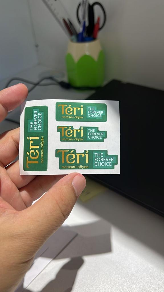 Printed Teri and The Forever Choice sticker sheet